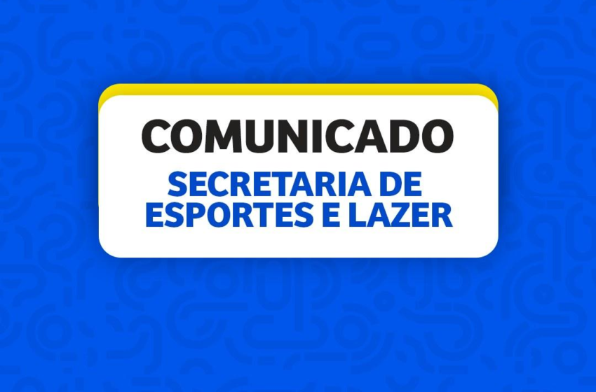  Prefeitura Municipal de Araraquara informa que a Secretaria de Esportes e Lazer passará a atender em novo endereço!