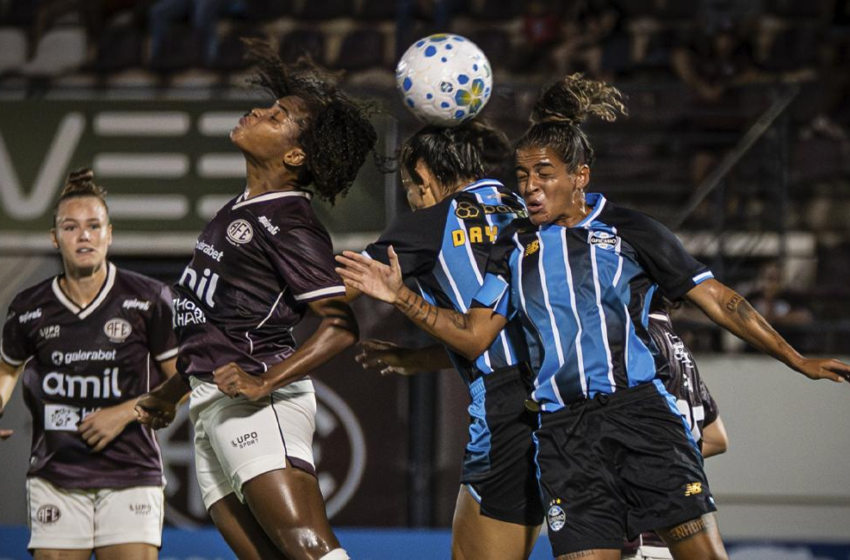  Guerreiras Grenás empatam com o Grêmio pelo Brasileirão Feminino 2026!