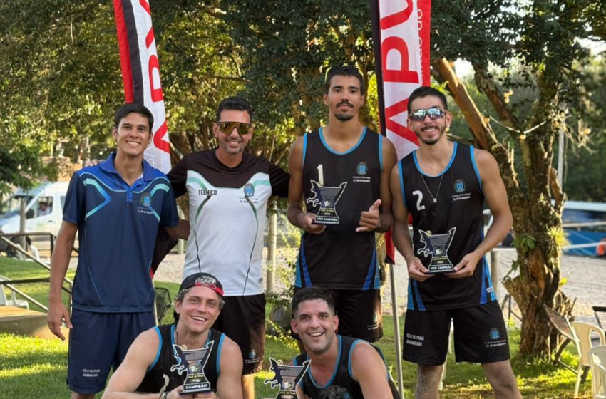  Duplas masculinas da Fundesport /Araraquara dominam etapa de abertura do Circuito APV de Vôlei de Praia 2026!