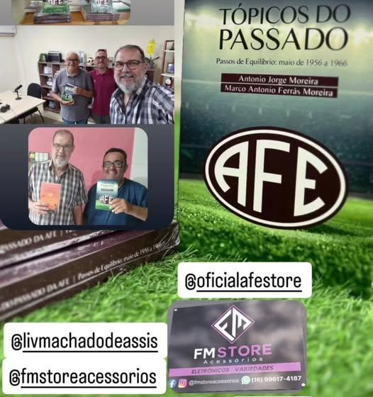  Tópicos do Passado da AFE organizado por Marco Antônio Ferrás Moreira está na sua segunda edição!