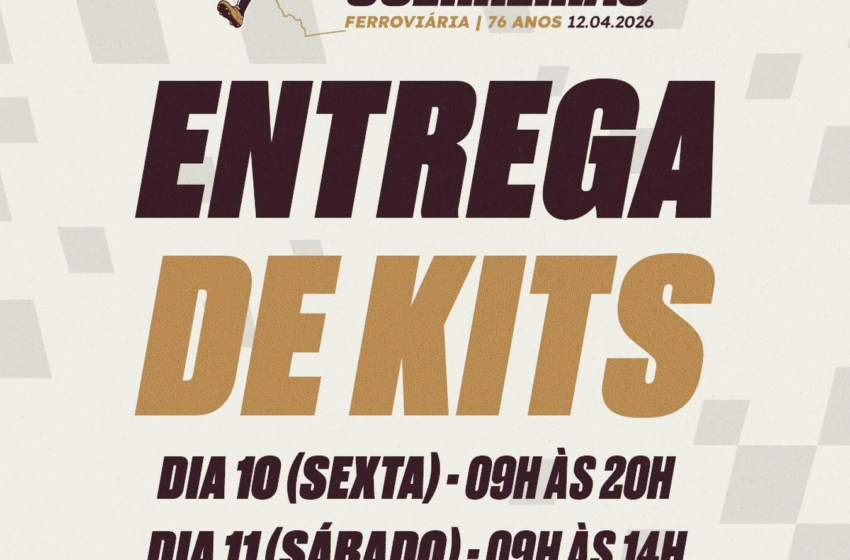  RETIRADA DOS KITS PARA A CORRIDA DAS GUERREIRAS GRENÁS 2026!