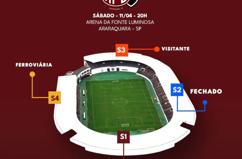  Jogo: AFE x Botafogo-PB!Confira os setores, acessos e demais informações!