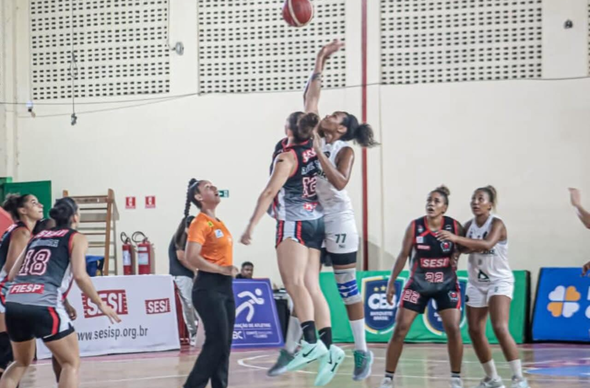  Sampaio Basquete 76 X. 49  SESI Araraquara – LBF 2026! por 76 a 49, na t