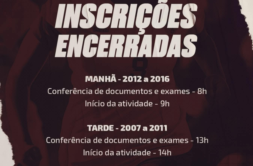  Inscrições encerradas para a Seletiva das Guerreiras Grenás!
