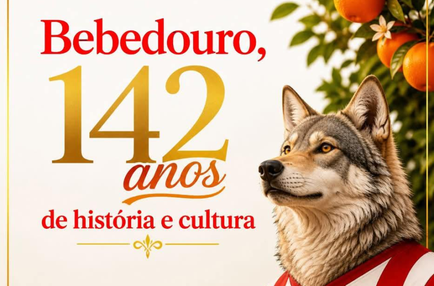  Bebedouro completa 142 anos no Domingo 03/05/2026!