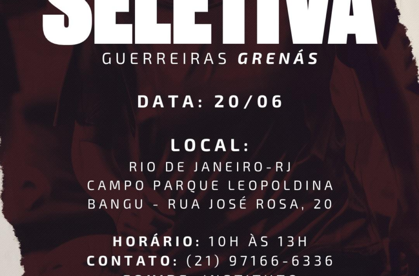  Ferroviária vai realizar uma seletiva oficial para as categorias de base no Rio de Janeiro!