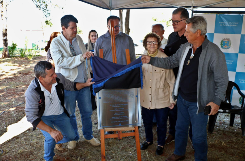  Praça José de Marqui é inaugurada no bairro Tancredo Neves em Araraquara!