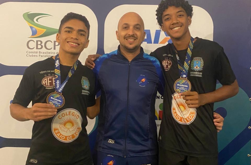  Fundesport/Araraquara conquista pódio no Brasileirão de Inverno de Duplas de Tênis de Mesa 2026!