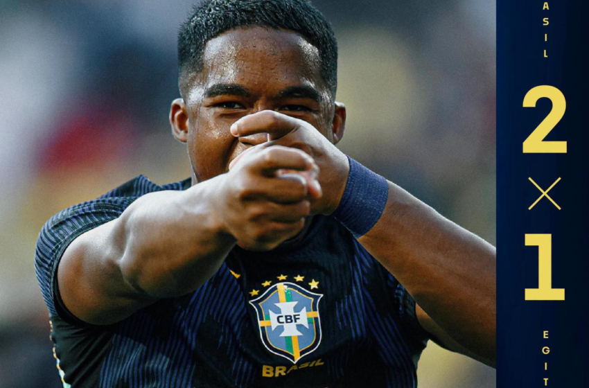  Brasil 2 x 1 Egito – Agora é Copa do Mundo!