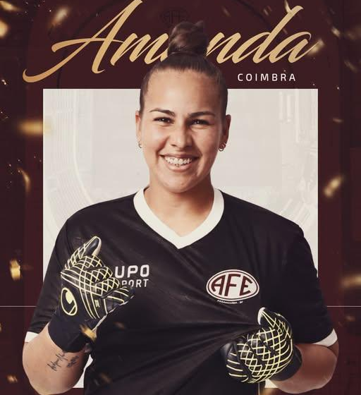  Goleira Amanda Coimbra está completando 24 anos!
